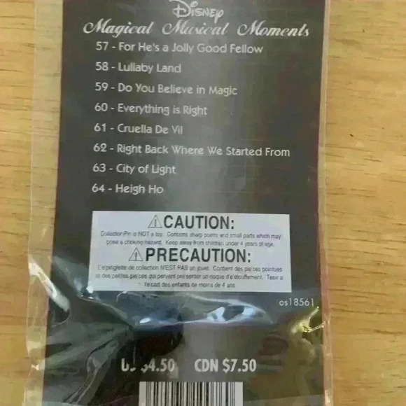 Vintage 2002 Disney Cruella De vil pin # 61 - Picture 2 of 2